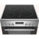 COOKER FREE STANDING  PHN039150 (ΚΕΡΑΜΙΚΗ / 66LT / A / INOX / POP /  ΟΘΟΝΗ)